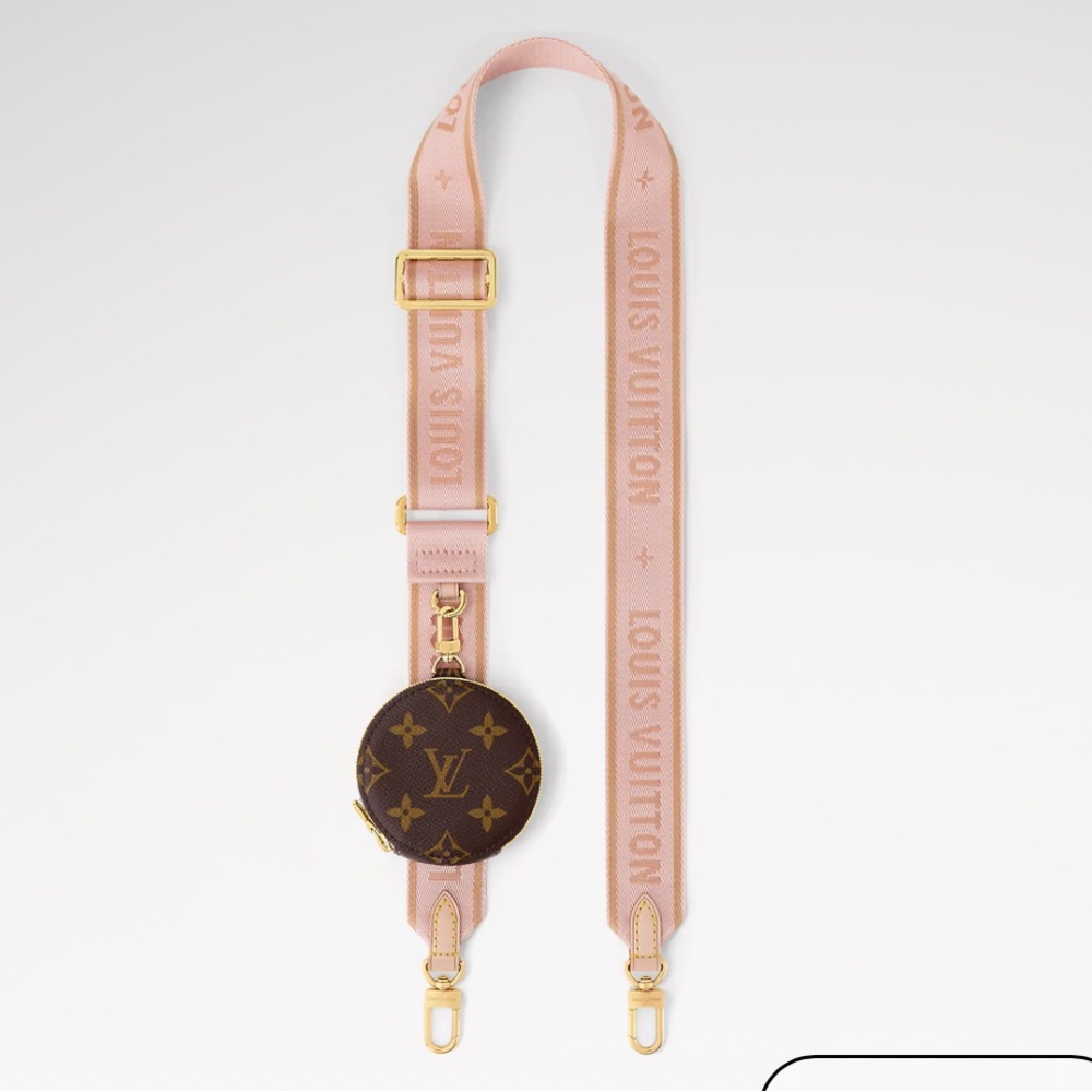 Louis Vuitton Multi Pochette pink strap and Coin set